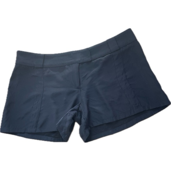 KIMBERLY TAYLORSBlack Silk Mini NYC Zip Dress Shorts